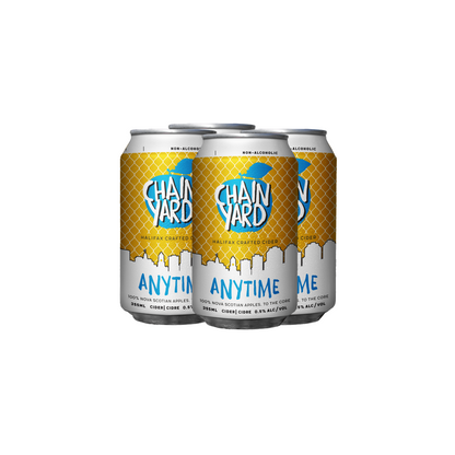 Anytime non alcoholic cider 355ml Cans